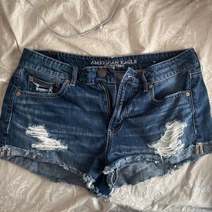 American Eagle Outfitters Dark Blue Jean Shorts - size 8